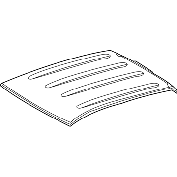 63111-0C110 Toyota Roof Panel Illustration 1 of 1