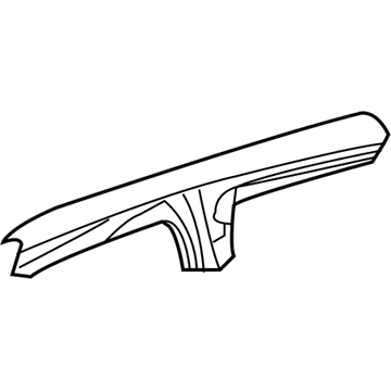 61213-0C030 Toyota Roof Rail, Outer Passenger Side Illustration 1 of 1