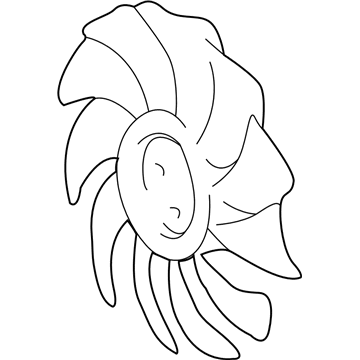 Toyota 88453-0C010 Fan Blade