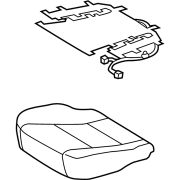 Toyota 71072-06K00-B1 Cushion Cover