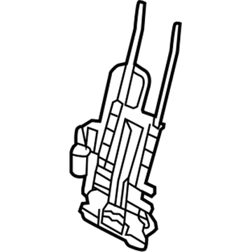 72760-06060 Toyota Lumbar Adjuster, Driver Side Illustration 1 of 1