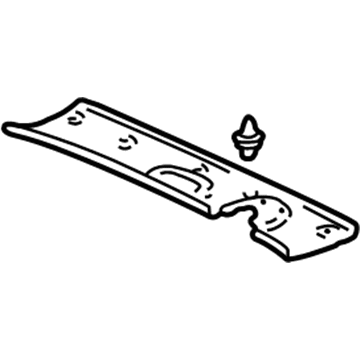 Toyota 63392-0C010-B0 Rear Trim