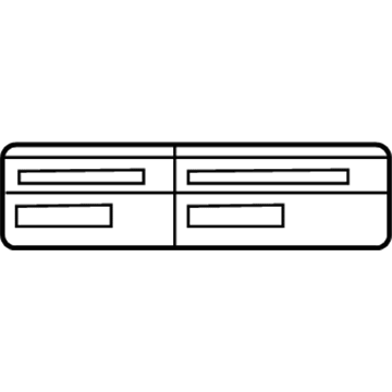 Toyota 74553-AE010 Caution Label
