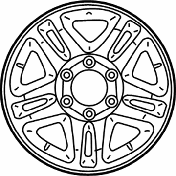 42611-AF140 Toyota Wheel, Alloy Illustration 1 of 1