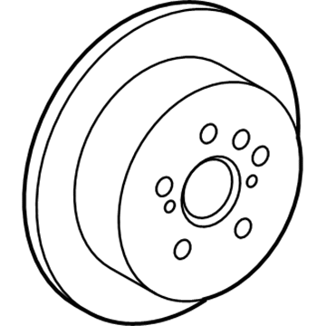 Toyota Corolla Brake Rotor - 42431-47030