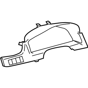 55410-06020-C0 Toyota Cluster Trim Illustration 1 of 1