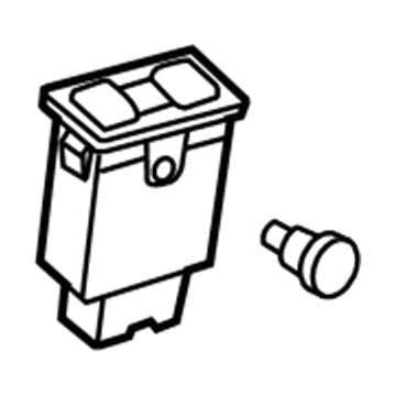 84751-06010 Toyota Seat Heat Switch Illustration 1 of 1