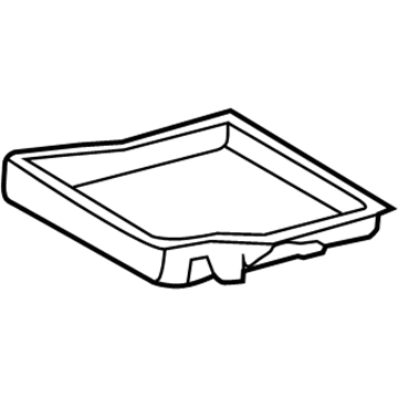 71753-74020 Toyota Tray, Front Passenger Side Illustration 1 of 1