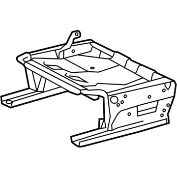 72010-74041 Toyota Seat Adjuster, Passenger Side Illustration 1 of 1