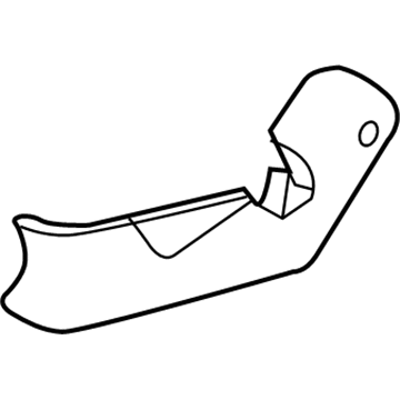 71861-74030-C0 Toyota Inner Cover, Passenger Side Illustration 1 of 1