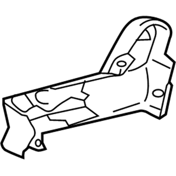 71811-74030-C0 Toyota Outer Cover, Passenger Side Illustration 1 of 1