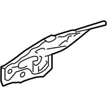 53733-0D010 Toyota Lower Panel, Front Passenger Side Illustration 1 of 1