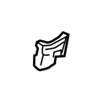 Toyota 72136-F4040 Inner Finish Panel Spacer