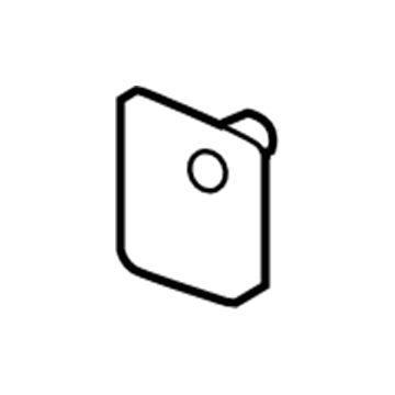 53852-60090 Toyota Pad, Front Wheel Opening Extension, Driver Side Illustration 1 of 1