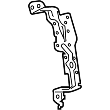 86212-06210 Toyota Receiver Bracket, Passenger Side Illustration 1 of 1