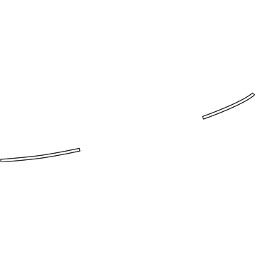 76876-02040 Toyota Rear Spoiler Protector Illustration 1 of 1