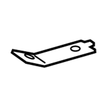 73719-02030 Toyota Child Seat Bracket, Rear Illustration 1 of 1