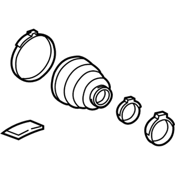 Toyota 04428-0W070 Outer Boot