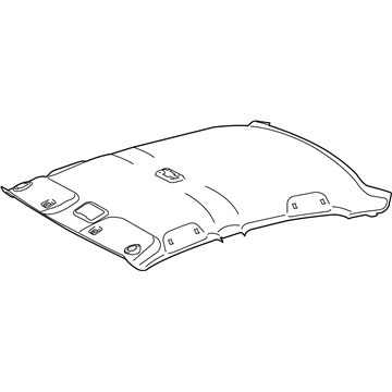 63310-02A00-B0 Toyota Headliner, Gray Illustration 1 of 1