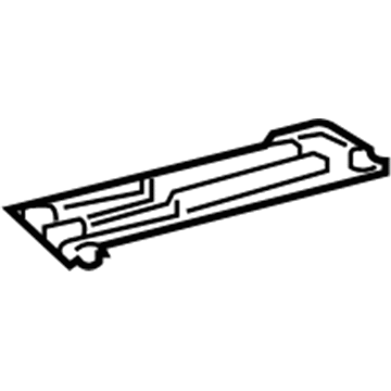 63355-02020 Toyota Pad, Passenger Side Illustration 1 of 1
