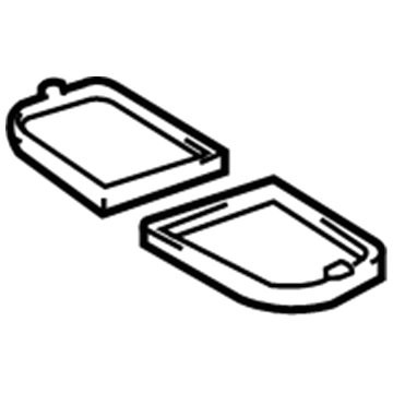 Toyota 81266-52020 MAP Lamp Lens