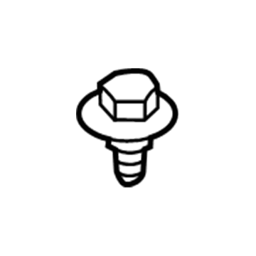 Toyota SU003-01535 Upper Quarter Trim Bolt