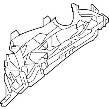 Toyota 82663-76030 Fuse & Relay Box Lower Cover