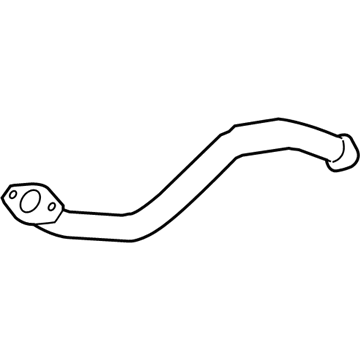17410-28610 Toyota Front Pipe Illustration 1 of 1