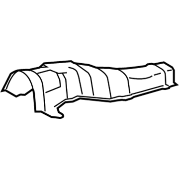 58153-12181 Toyota Heat Shield, Front Illustration 1 of 1