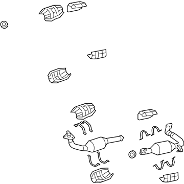 Toyota 17450-0S040 Front Pipe