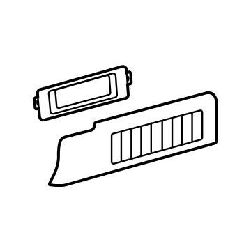 67926-0E090-C1 Toyota Insert Panel, Driver Side Illustration 1 of 1