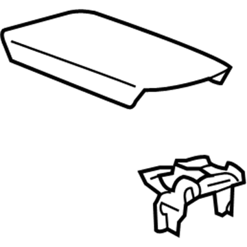 58905-47030-B1 Toyota Door, Gray, Rear Illustration 1 of 1