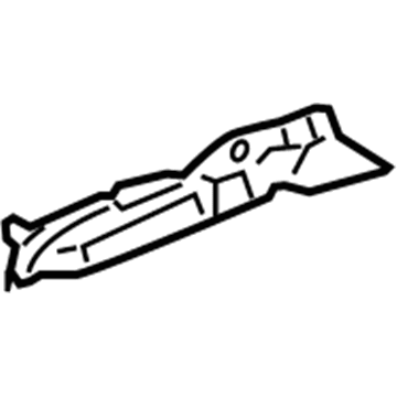 89743-30130 Toyota Frame Bracket, Driver Side Illustration 1 of 1