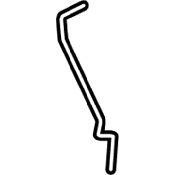 69311-0E040 Toyota Lock Rod, Passenger Side Illustration 1 of 1