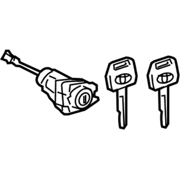 Toyota Highlander Door Lock Cylinder - 69052-42140