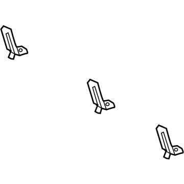 73719-06040 Toyota Child Seat Bracket, Rear Illustration 1 of 1