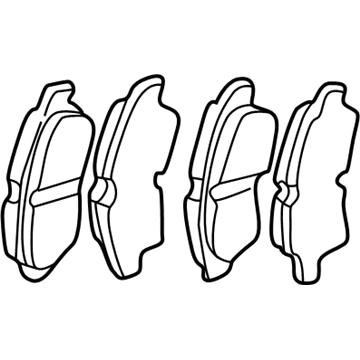 Toyota Sienna Brake Pads - 04465-45021