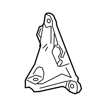 12311-F0010 Toyota Transmission Mount Bracket, Front Illustration 1 of 1