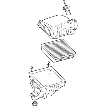 Toyota 17700-25260 Air Cleaner Assembly
