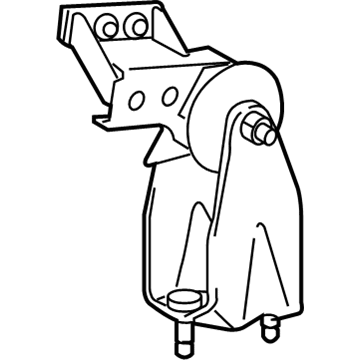 12380-31061 Toyota Rear Mount Illustration 1 of 1