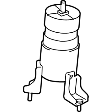 12361-20231 Toyota Insulator, Engine Mounting, Front(For Transverse Engine) Illustration 1 of 1
