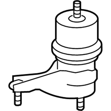 12372-31050 Toyota Side Mount, Driver Side Illustration 1 of 1
