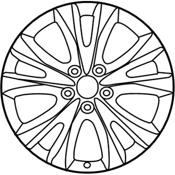Toyota 42611-0R160 Wheel, Alloy