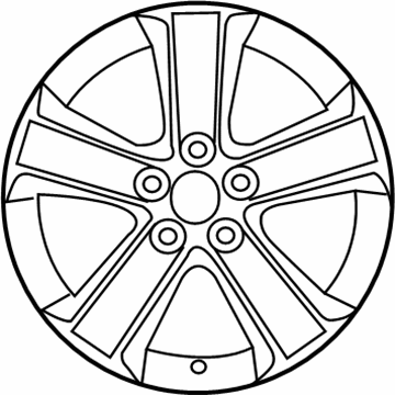 Toyota 42611-0R150 Wheel, Alloy