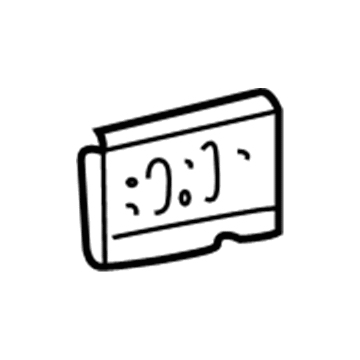 Toyota 57117-52020 Plate Reinforcement