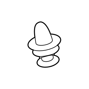 Toyota 90467-09245 Lift Gate Trim Clip