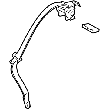 Toyota 73360-AC022-B2 Outer Belt Assembly