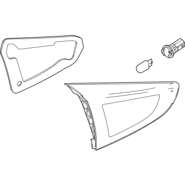 Toyota Yaris Back Up Light - 81590-WB003