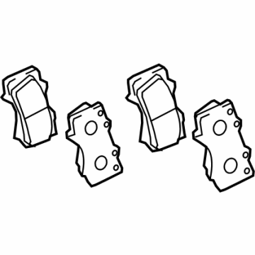 Toyota 04465-60380 Brake Pads