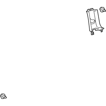 Scion 62410-21030-B1 Upper Center Pillar Trim